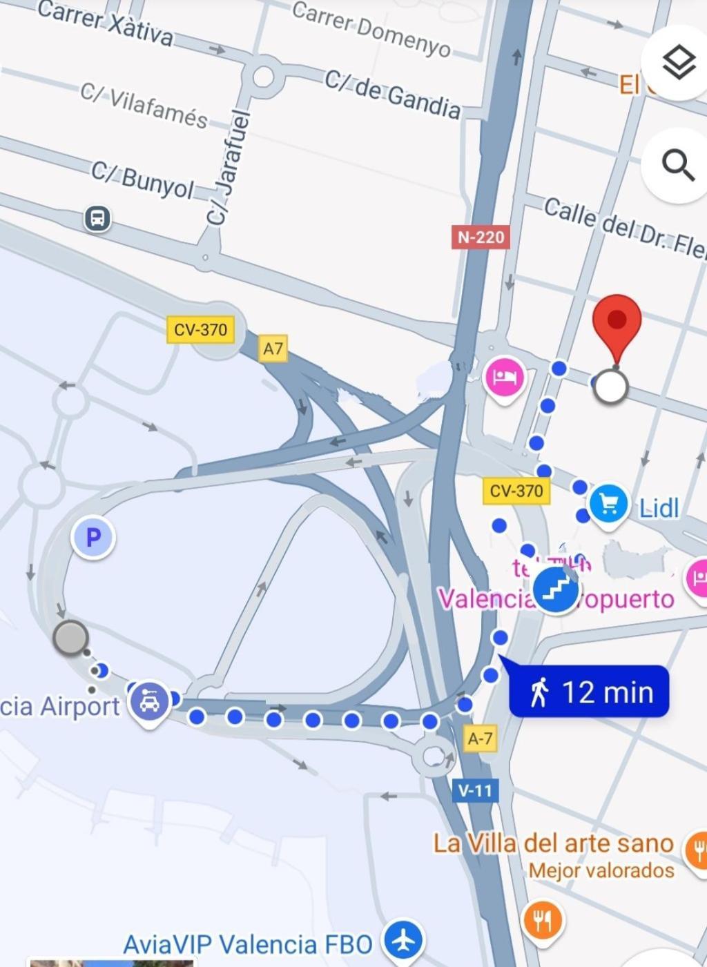 Alojamiento Junto Aeropuerto Valencia A Manises Kültér fotó